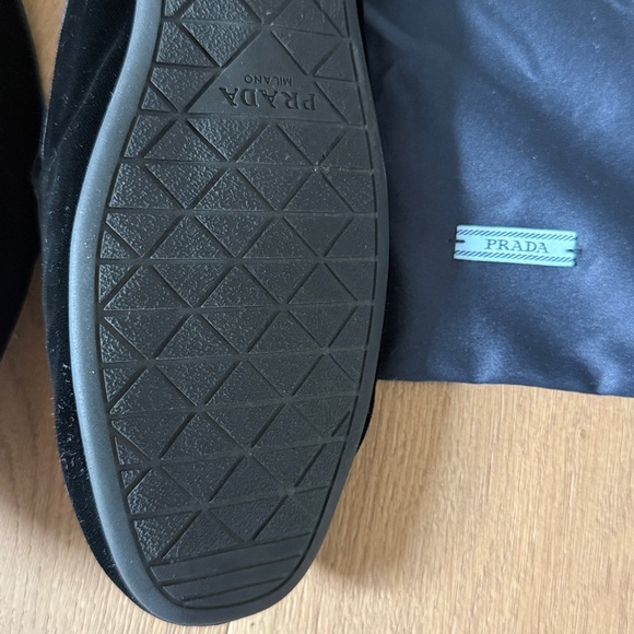 Prada Black Velvet Mules - Picture 3 of 4